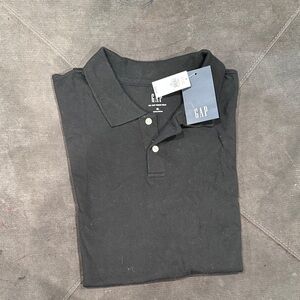 GAP Men's Black Polo Shirt